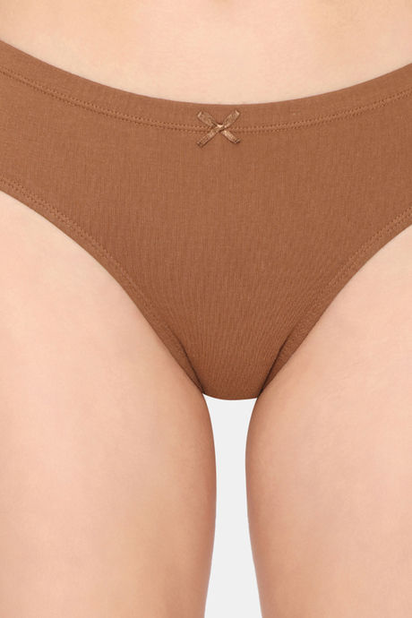 Rosaline Cotton Comfort Medium Rise Full Coverage Hipster Panty (Pack of 3) - Multicolor — image 13